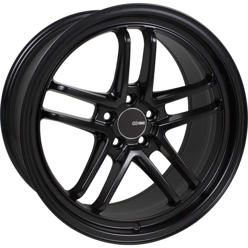 Enkei TSP5 18x8.5 5x114.3 25mm Offset 72.6mm Bore Black Wheel - Mammoth Racing -