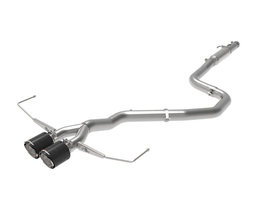 aFe Takeda Exhaust Cat-Back 19-20 Hyundai Veloster 304SS Carbon Fiber Dual Tips Exhaust - Mammoth Racing -