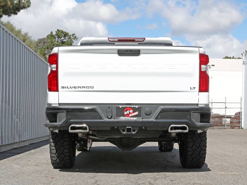 aFe Gemini XV 4in to Dual 3in 304 SS Cat-Back Exhaust w/ Cutout 19-21 GM Silverado/Sierra V8-6.2L - My Store