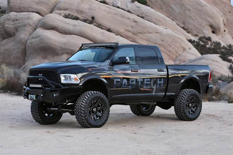 Fabtech 14-18 Ram 2500 4WD 7in Radius Arm Kit w/2.25 Dlss - Mammoth Racing -