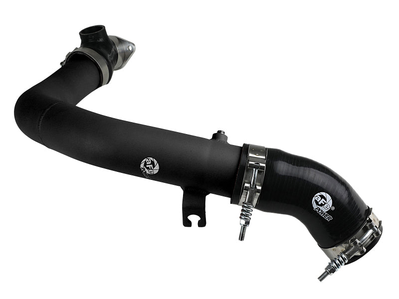 aFe BladeRunner 2.5in Aluminium Hot Side Charge Pipe 15-20 Subaru WRX 2.0T - Black - Mammoth Racing -