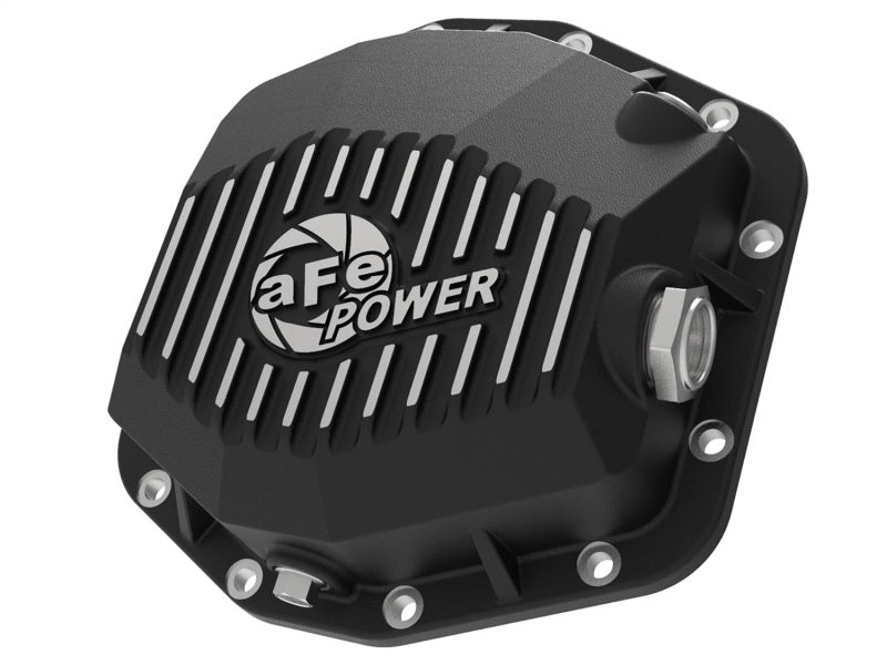 aFe Pro Series Rear Differential Cover Black 2018+ Jeep Wrangler (JL) V6 3.6L (Dana M220) - Mammoth Racing -