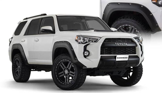 Bushwacker 14-18 Toyota 4Runner Pocket Style Flares 4pc Excludes Limited - Black - Mammoth Racing -