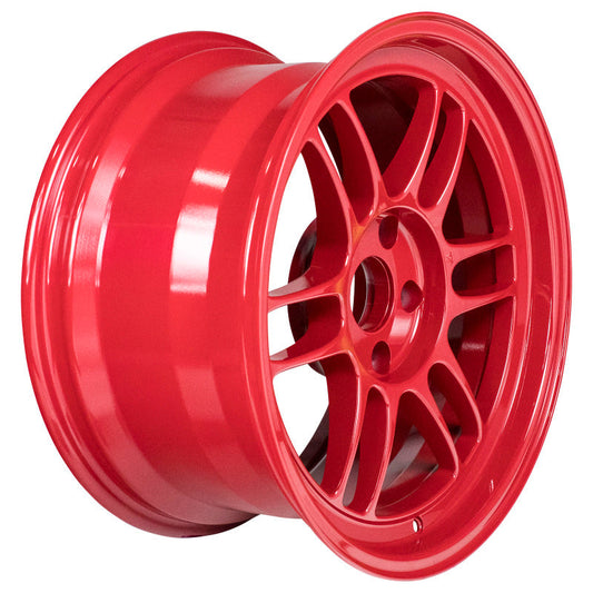 Enkei RPF1 17x9 5x114.3 22mm Offset 73mm Bore Competition Red Wheel - Mammoth Racing -