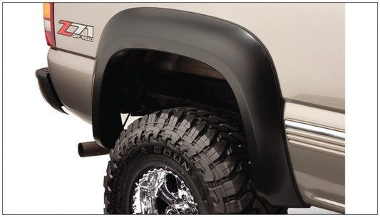 Bushwacker 07-07 Chevy Silverado 1500 Classic Fleetside Extend-A-Fender Style Flares 2pc - Black - My Store