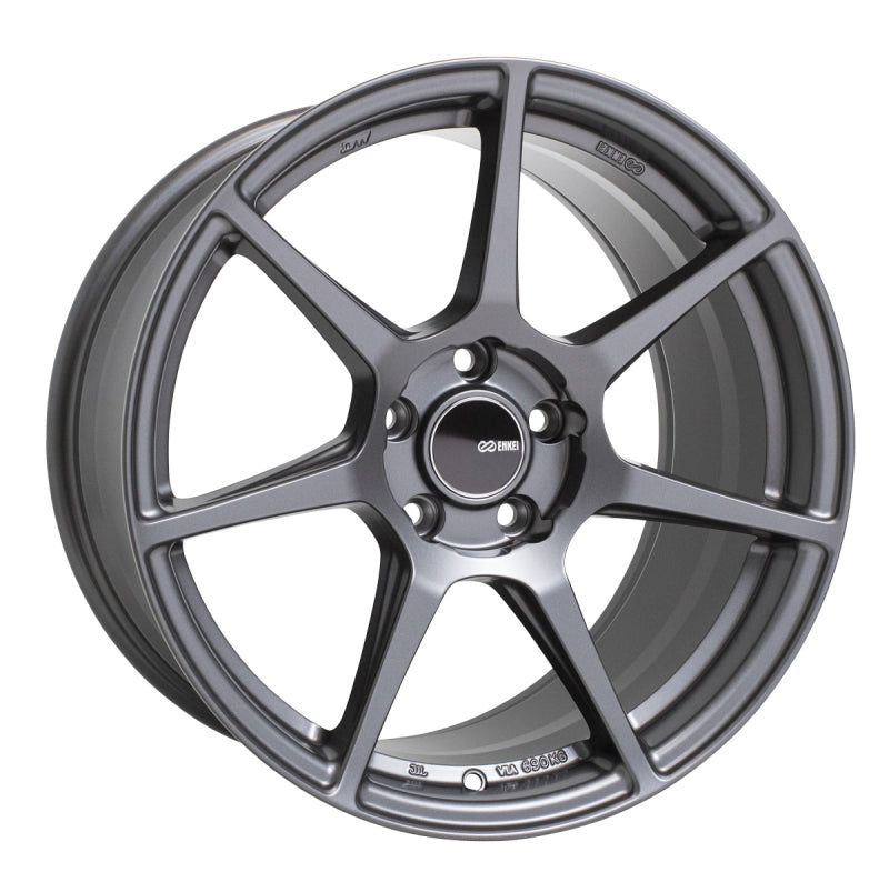 Enkei TFR 18x9.5 5x100 45mm Offset 72.6 Bore Diameter Matte Gunmetal Wheel - Mammoth Racing -