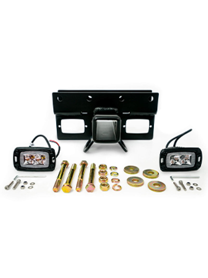 DV8 Offroad 07-21 Jeep Wrangler (JK/JL) Bolt-On Hitch w/ Lights - Mammoth Racing -