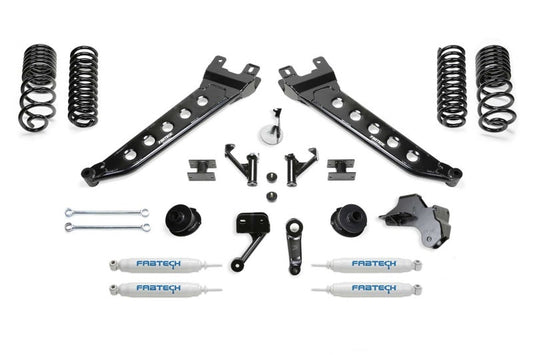 Fabtech 19-22 Ram 2500 4WD 5in Radius Arm Kit w/Perf Shks - Mammoth Racing -