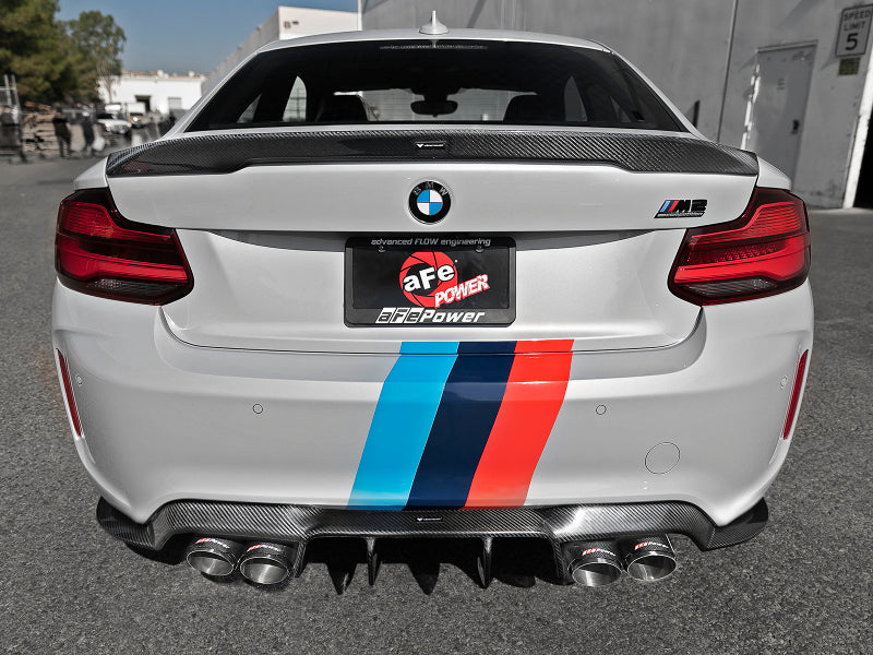 aFe 20-22 Audi RS6 Avant V8 4L (tt) MACH Force-Xp 3in to 2.5in 304 SS Cat-Back Exhaust w/ Carbon Tip - Mammoth Racing -