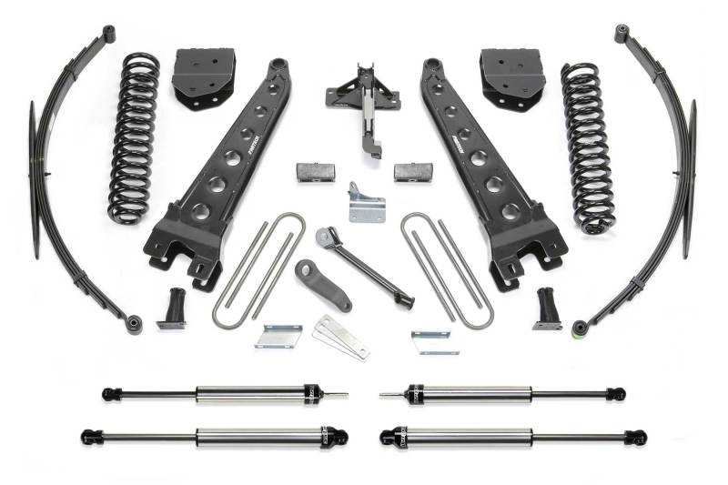 Fabtech 08-10 Ford F350 4WD 10in Rad Arm Sys w/Coils & Dlss Shks - Mammoth Racing -