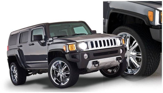 Bushwacker 06-10 Hummer H3 OE Style Flares 4pc - Black - Mammoth Racing -