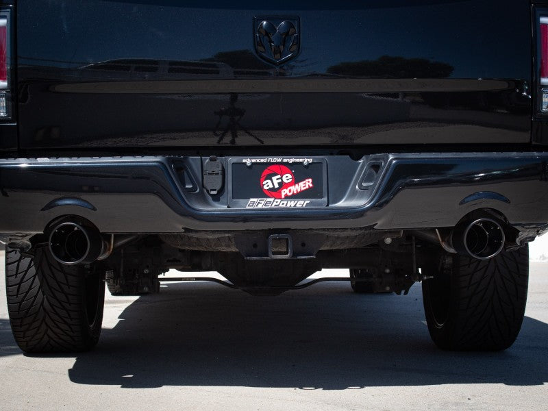 aFe 09-18 Ram 1500 V8 5.7L Hemi Gemini XV 3in 304 SS Cat-Back Exhaust w/ Black Tips - Mammoth Racing -