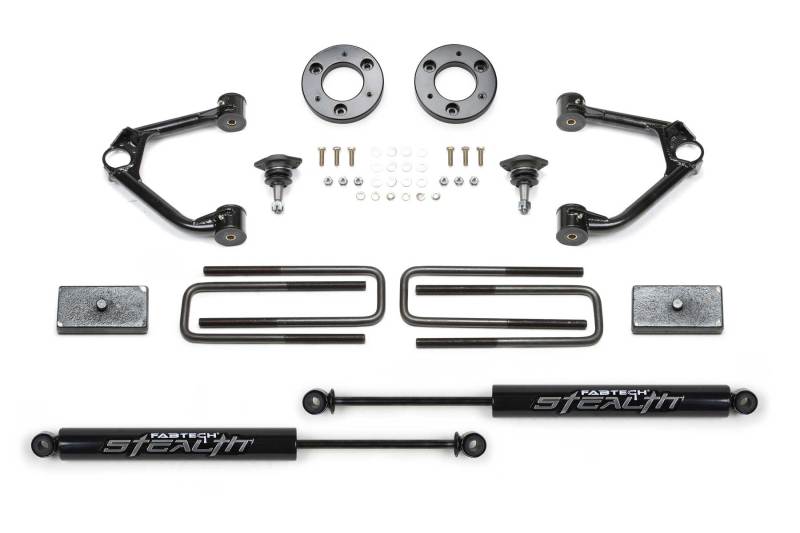 Fabtech 19-20 GM K1500 P/U w/Trail Boss/At4 Pkg 1.5in Budget Sys w/Stealth - Mammoth Racing -