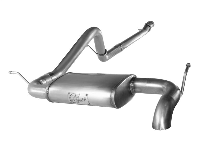 aFe MACHForce XP Exhausts Cat-Back SS-409 EXH CB Jeep Wrangler 2012 V6-3.6L (2 Dr) - Mammoth Racing -