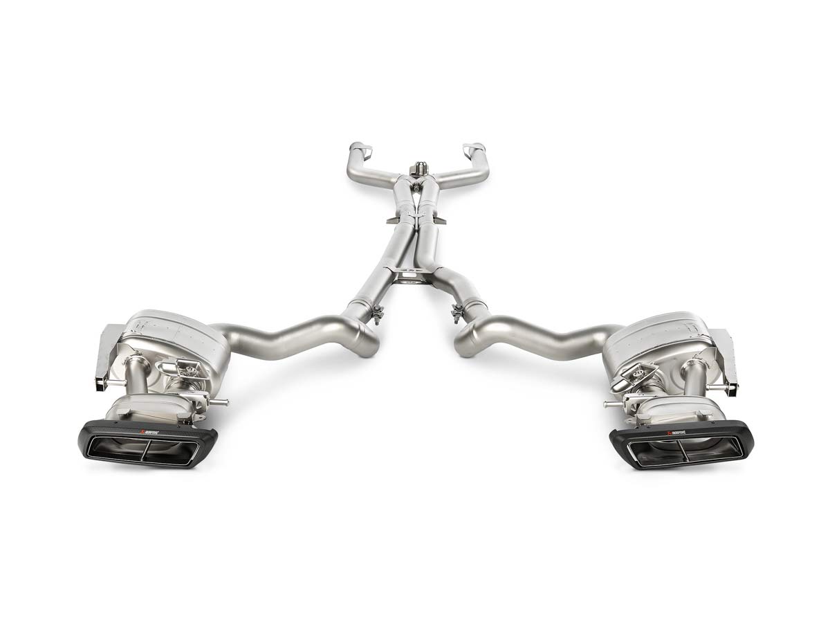 Akrapovic 15-17 AMG C63 Estate Evolution Line Cat Back (Titanium) w/ Carbon Tips (Req. Link Pipe) - My Store