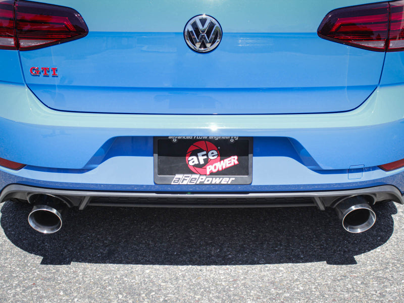 aFe 18-20 VW GTI (MK7.5) 2.0L MACH Force-Xp 3in to 2.5in 304 SS Axle-Back Exhaust System- Pol. Tips - Mammoth Racing -