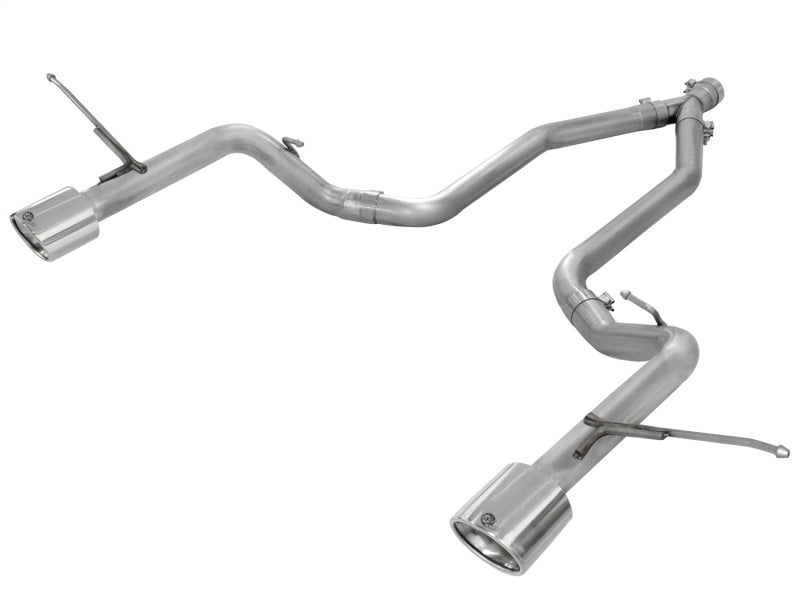aFe MACHForce XP 14+ Jeep Grand Cherokee V6 3.0L (td) 2.5in DPF-Back 409SS Exhaust w/o Resonators - Mammoth Racing -