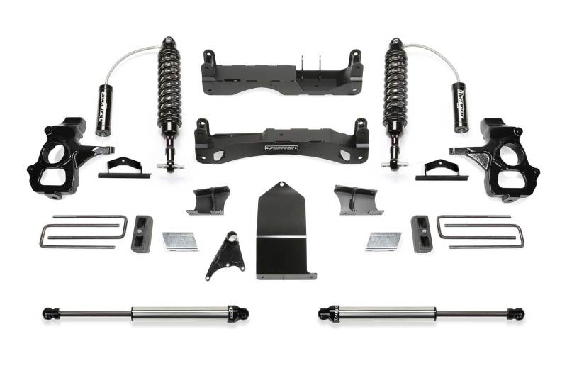 Fabtech 14-18 GM C/k1500 P/U w/oE Forg Stl UCA 4in Perf Sys w/Dl 2.5 & 2.25 - Mammoth Racing -