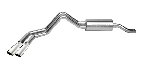 Gibson 99-05 Chevrolet Silverado 1500 Base 4.3l 2.5in Cat-Back Dual Sport Exhaust - Aluminized - Mammoth Racing -