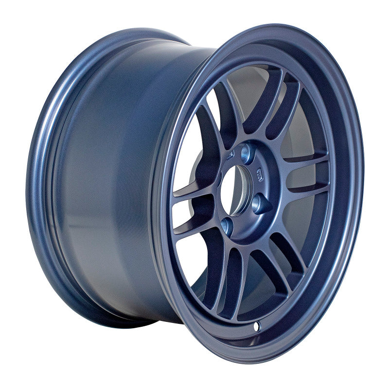 Enkei RPF1 15x8 4x100 28mm Offset 5 Hub Bore Matte Blue Wheel - 11.64Lbs (MOQ 40) - My Store