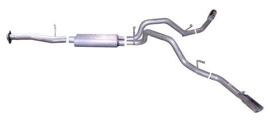 Gibson 07-09 Chevrolet Silverado 1500 LT 4.8l 2.25in Cat-Back Dual Extreme Exhaust - Stainless - Mammoth Racing -