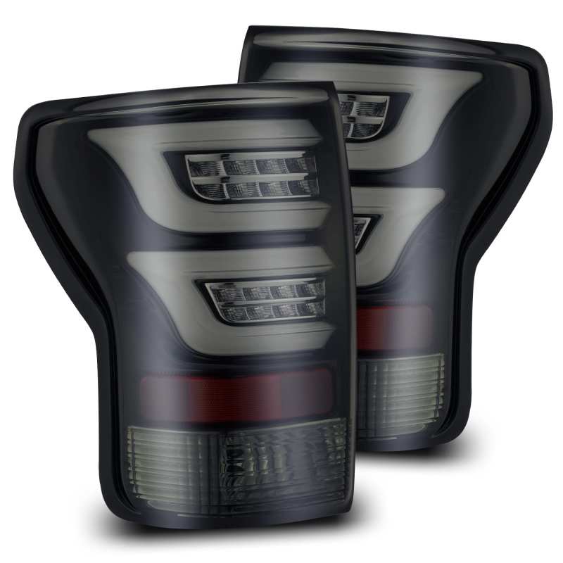 AlphaRex 07-13 Toyota Tundra PRO-Series LED Tail Lights Jet Black - My Store