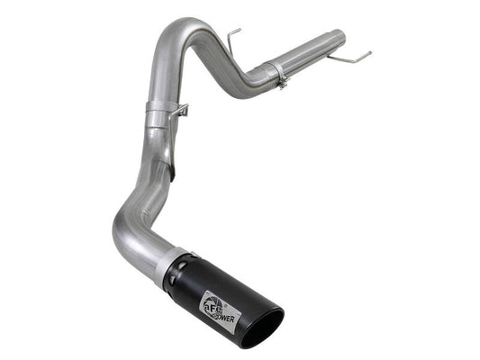 aFe 2021 Ford F-150 V6-3.0L (td) Large Bore 409 SS DPF-Back Exhaust System - Mammoth Racing -