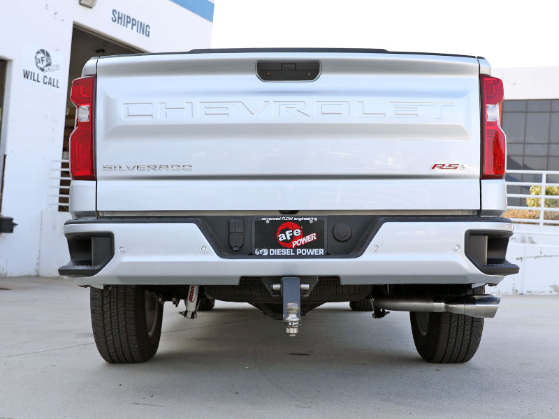aFe Rebel XD Series 3in 304SS DPF-Back 20-21 GM Trucks L6-3.0L (td) LM2 - Dual Polished Tip - Mammoth Racing -
