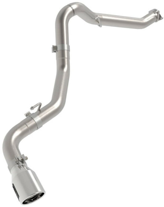 aFe 2021+ Jeep Gladiator V6-3.0L (td) Vulcan Series 3in 304 SS DPF-Back Exhaust System - Polishd Tip - Mammoth Racing -
