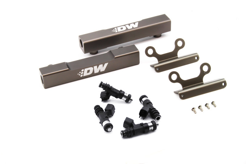 DeatschWerks 02+ Subaru WRX / 07+ STI/LGT Top Feed Fuel Rail Upgrade Kit w/ 1000cc Injectors - Mammoth Racing -