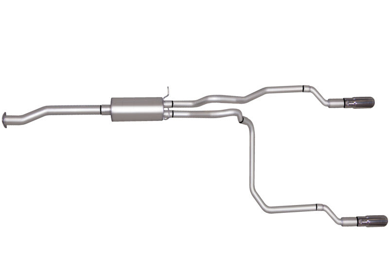 Gibson 96-97 Chevrolet S10 LS 2.2l 1.75in Cat-Back Dual Split Exhaust - Aluminized - Mammoth Racing -
