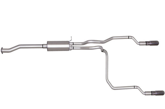 Gibson 96-97 Chevrolet S10 LS 2.2l 1.75in Cat-Back Dual Split Exhaust - Aluminized - Mammoth Racing -