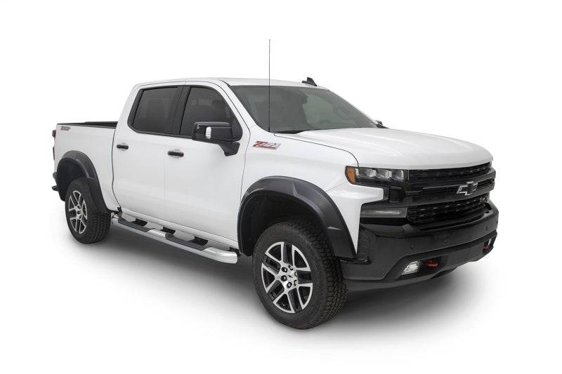 Bushwacker 19-21 Chevrolet Silverado 1500 DRT Style Flares 4pc - Black - Mammoth Racing -