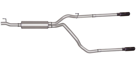 Gibson 2003 Dodge Ram 1500 Laramie 5.7l 2.5in Cat-Back Dual Split Exhaust - Aluminized - Mammoth Racing -