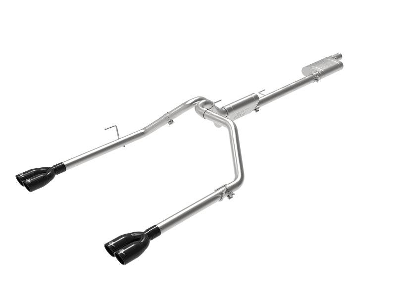 aFe Vulcan Series 3in-2-1/2in 304 SS Cat-Back 2020 Jeep Gladiator (JT) V6-3.6L w/ Black Tips - My Store