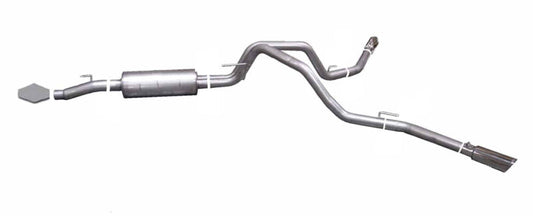 Gibson 11-14 Ford F-150 FX4 3.5l 2.5in Cat-Back Dual Extreme Exhaust - Stainless - Mammoth Racing -