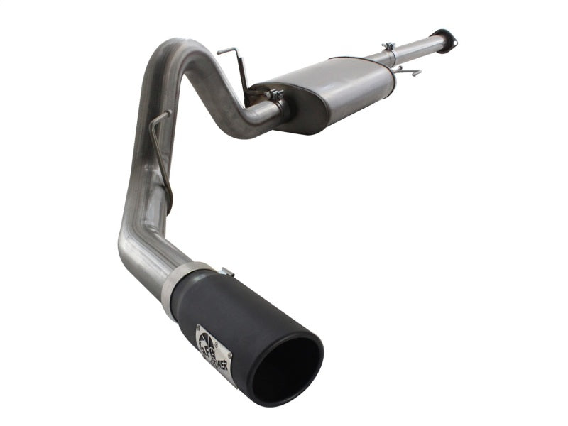 aFe MACHForce XP SS Exhaust 3in Cat-Back w/4.5in Black Tip 11-14 Ford F150 Ecoboost V6 3.5Ltt - Mammoth Racing -