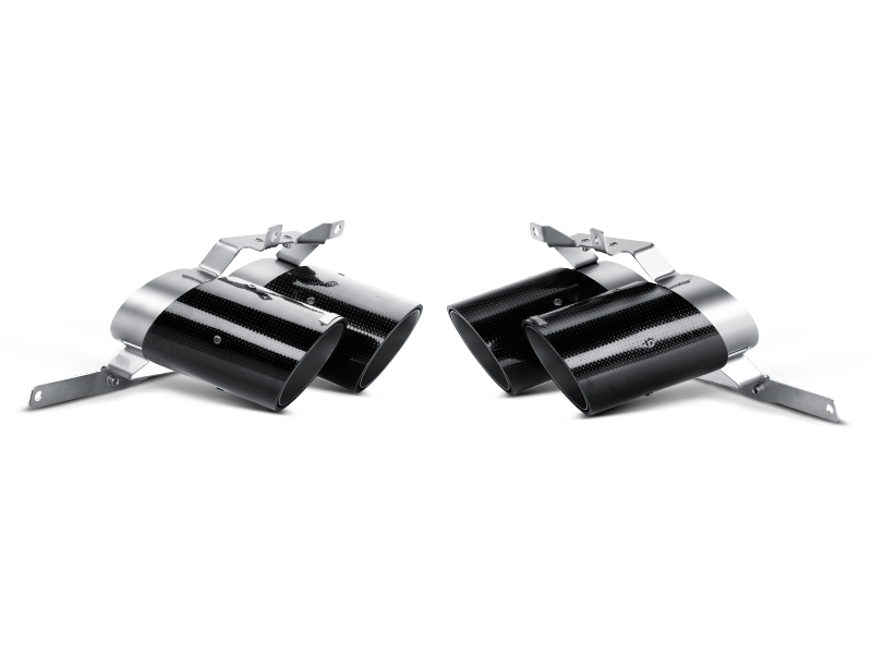 Akrapovic 10-14 Lamborghini Gallardo LP 570-4 Coupe/Spyder Tail Pipe Set (Carbon) - My Store
