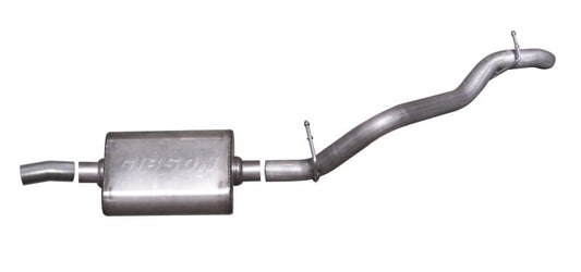 Gibson 97-99 Jeep TJ Sahara 4.0l 2.25in Cat-Back Single Exhaust - Stainless - Mammoth Racing -