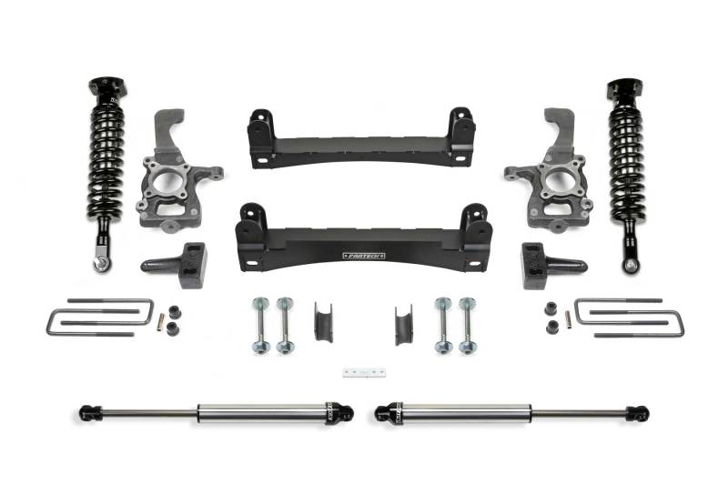 Fabtech 15-20 Ford F150 2WD 4in Perf Sys w/2.5 & 2.25 - Mammoth Racing -