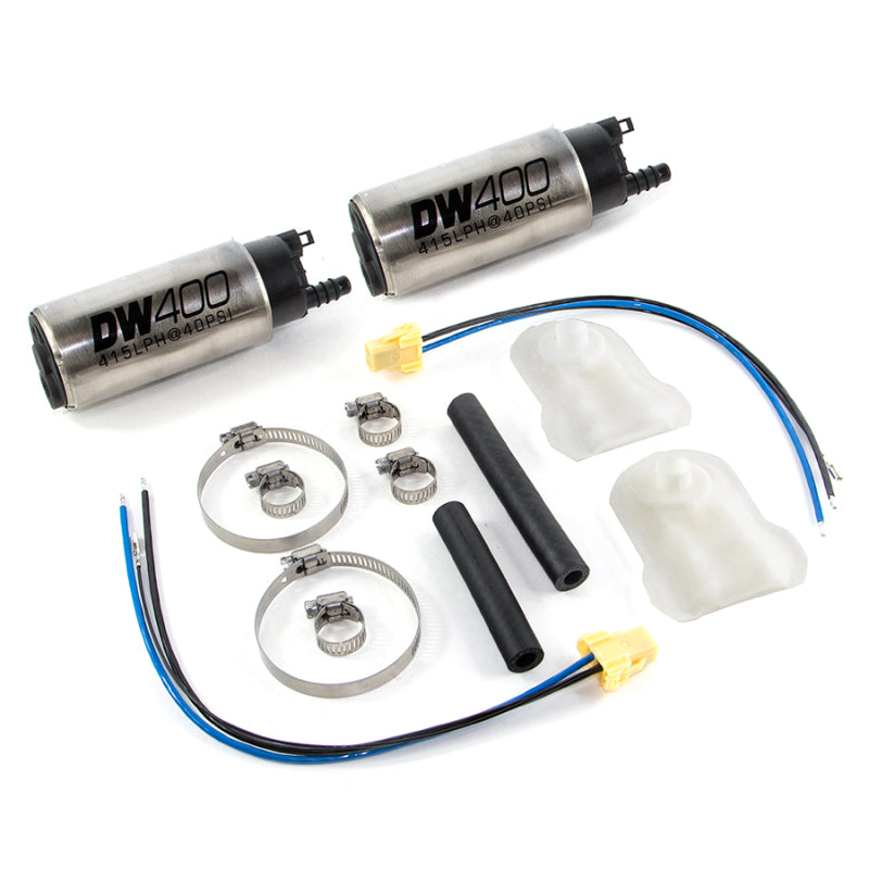 DeatschWerks 415LPH DW400 In-Tank Fuel Pump w/ 9-1049 Install Kit 99-04 Ford 150 Lightning - Mammoth Racing -