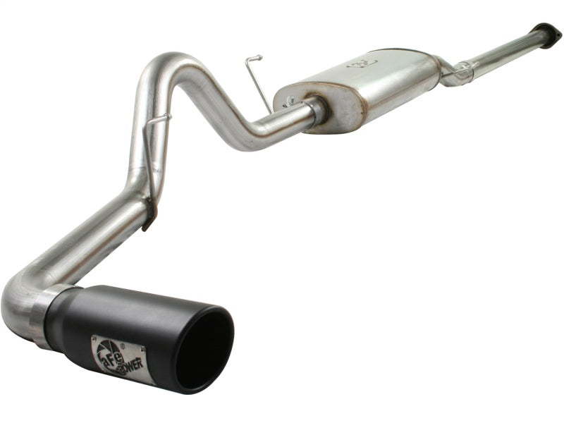 aFe MACHForce XP 3in 409SS Cat Back Exhaust w/ Black Tips for 09-10 Ford F-150 V8 4.6L/5.4L - Mammoth Racing -