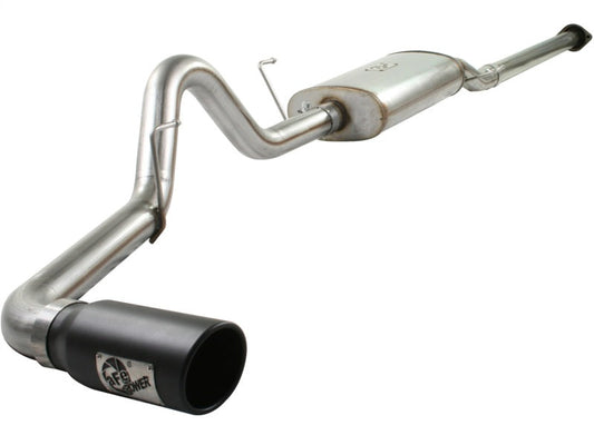aFe MACHForce XP 3in 409SS Cat Back Exhaust w/ Black Tips for 09-10 Ford F-150 V8 4.6L/5.4L - Mammoth Racing -