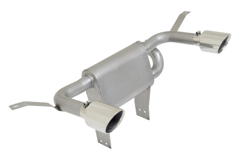 Gibson 17-20 Can-Am Maverick X3 Turbo Base 2.25in Dual Exhaust - Stainless - Mammoth Racing -