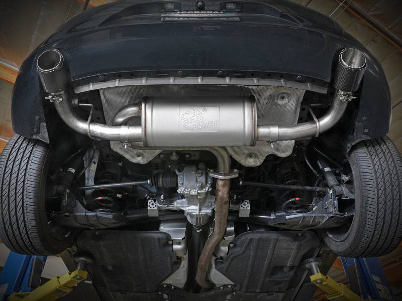 aFe 19-22 Mazda 3 L4 2.5L Takeda 3in to 2-1/2in 304 Stainless Steel Axle-Back Exhaust w/Polished Tip - My Store