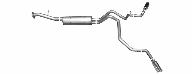 Gibson 00-01 Chevrolet Tahoe Base 4.8l 2.25in Cat-Back Dual Extreme Exhaust - Aluminized - Mammoth Racing -