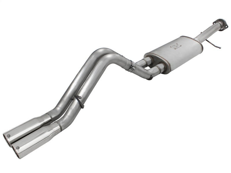 aFe Power MACHForce XP Exhaust System Cat-Back 409 Stainless Steel 07-08 Hummer H2 V8 6.0L/6.2L - Mammoth Racing -