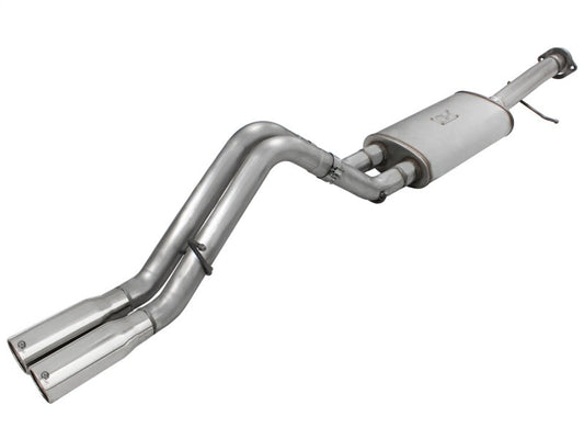 aFe Power MACHForce XP Exhaust System Cat-Back 409 Stainless Steel 07-08 Hummer H2 V8 6.0L/6.2L - Mammoth Racing -