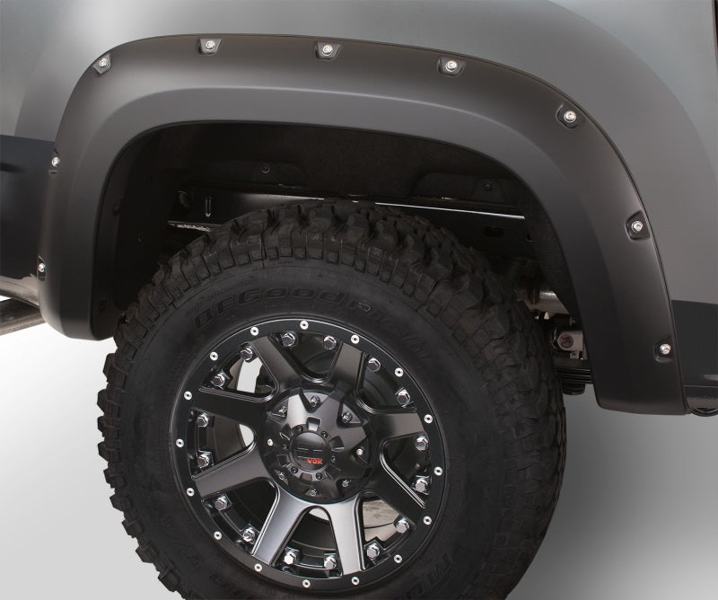 Bushwacker 2019 GMC Sierra 1500 Pocket Style Flares 2pc. Rear - Black - My Store