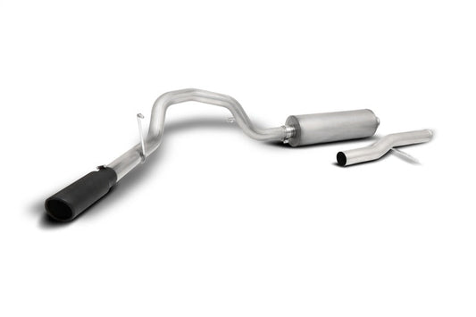 Gibson 20-21 GMC Sierra 2500hd/3500hd 6.6l Cat-Back Single Exhaust System Stainless - Black Elite - Mammoth Racing -